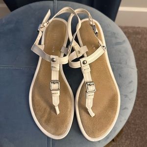 Etienne Aigner cream sandal